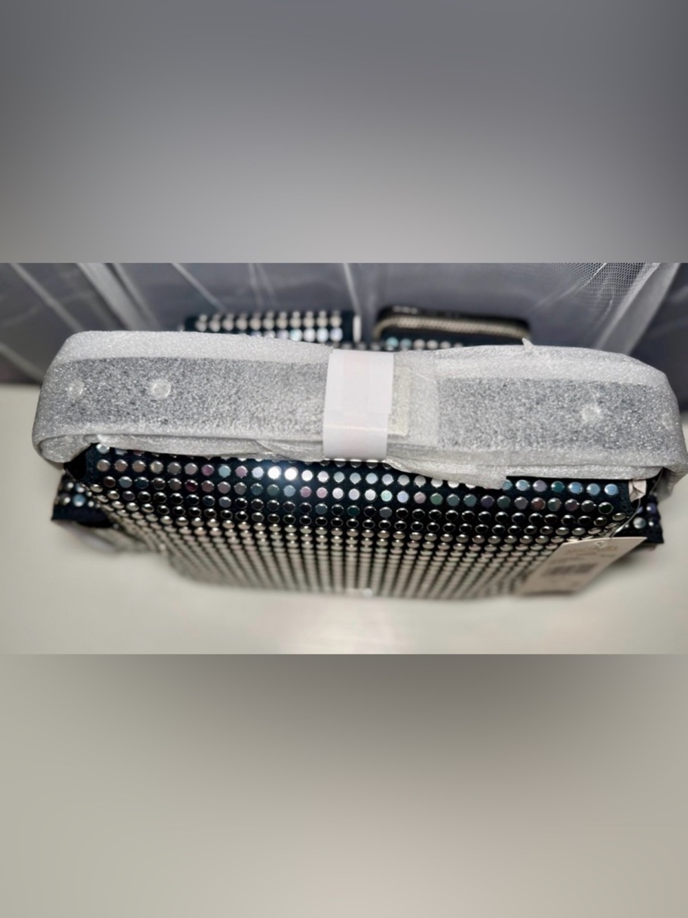 Michael Kors Black and Silver Studded Dakota Shoulder Bag - Picture 4 of 11